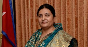 राष्ट्रपति भण्डारीद्वारा शहीदप्रति श्रद्धाञ्जलि अर्पण