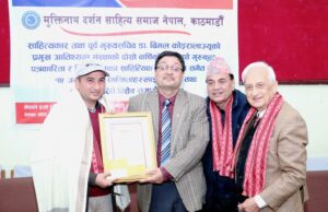 मिलाप सम्पादक भुसाल सम्मानित