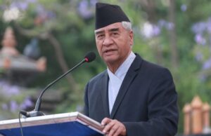 गगन थापालाई देउवाले भने-‘सभापतिलाई गाली गरेर पार्टी बन्दैन, जनतामा जानूस्’