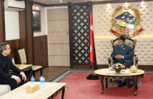 प्रधानमन्त्री प्रचण्ड र चिनियाँ राजदूत छन् सोङबीच भेटवार्ता