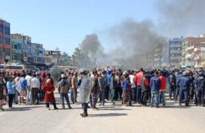 वृद्ध मृत्यु प्रकरण : दोहोरो झडपमा प्रहरीद्वारा ४ राउण्ड अश्रु ग्यास प्रहार