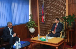 उपप्रधानमन्त्री श्रेष्ठ र बंगलादेशका राजदूतबिच शिष्टचार भेटवार्ता