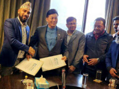 सगरमाथा लुम्बिनी इन्स्योरेन्स कम्पनी र नेपाल मोबाइल व्यवसायी महासङ्घबिच सम्झौता