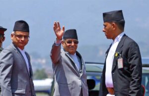 प्रधानमन्त्री दाहाल औपचारिक भ्रमणका लागि भारत प्रस्थान