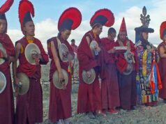 शान्तिको कामना गर्दै बौद्ध धर्मावलम्बीले मनाए लोमान्थाङमा तिजी