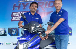 स्कुटरमा क्रान्ति गर्दै यामाहा नेपालले सार्वजनिक गर्यो ‘रे जेडआर १२५ हाइब्रिड’