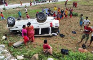 कर्णाली प्रदेश मामिला समितिका सभापति खड्का सवार गाडी दुर्घटना