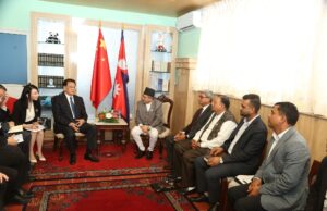 चिनियाँ कम्युनिस्ट पार्टीको टोली र सभामुख घिमिरेबिच भेटवार्ता