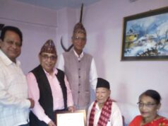 गुरुहरुका गुरुबाट भक्तपुरका वैद्य सम्मानित