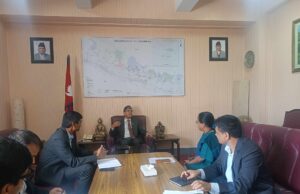 आयोग उपाध्यक्ष श्रेष्ठ र यूएनडिपी नेपाल प्रतिनिधिबीच भेटवार्ता