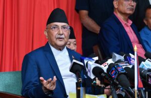 गृहमन्त्री श्रेष्ठले राजीनामा दिनुपर्छ, अरू विषयमा बोल्न गृहमन्त्री रोष्ट्रममा जानु अनौठो कुरा हो : केपी ओली