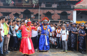इन्द्रजात्रा हेर्न विदेशी र स्वदेशी पाहुनालाई निम्तो