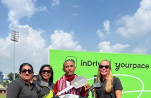 inDrive helped 600 participants prepare for the Kathmandu Marathon and gave the winner an Exciting EV Scooter