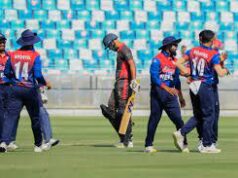 नेपालसँग युएई सात विकेटले पराजित