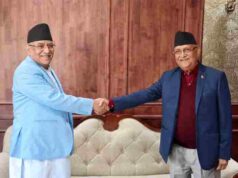 प्रधानमन्त्री दाहाल र अध्यक्ष ओलीबिच भेटवार्ता