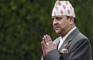 पूर्वराजा ज्ञानेन्द्र शाह मंसिर ९ गते झापा जाने