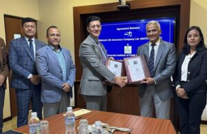 काठमाडौं इन्ष्टिच्यूट अफ चाईल्ड हेल्थलाई नेशनल लाईफको सहयोग