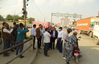 भन्सार नाका कडाई र ब्यबस्थित गराउन बेलहियामा सिमामा उधाेगीकाे टिम