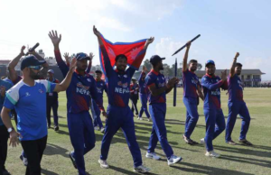 युएईलाई ८ विकेटले हराउँदै नेपाल टी–२० विश्वकपमा छनोट