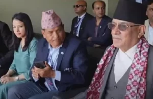 प्रधानमन्त्री प्रचण्ड क्रिकेट हेर्न पुगे कीर्तिपुर