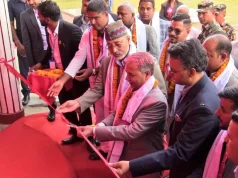 भारत सरकारको सहयोगमा निर्मित श्री पोखरभिण्डी माध्यमिक विद्यालय भवनको औपचारिक उद्घाटन