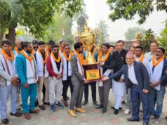 केपी ओली कप जितेपछि मधेस टिमलाई मुख्यमन्त्रीद्वारा सम्मान, टिमलाई पाँच लाख दिने घोषणा