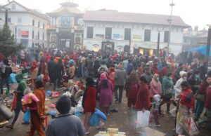 आज बाला चतुर्दशी, पाशुपत क्षेत्रमा शतबीज छर्नेको भीड
