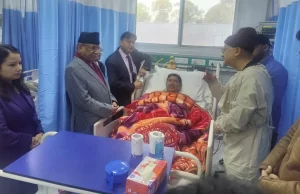 उपप्रधानमन्त्री श्रेष्ठ अस्पतालबाट डिस्चार्ज