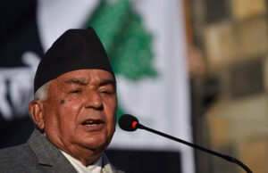 तनहुँ पुगे राष्ट्रपति रामचन्द्र पौडेल