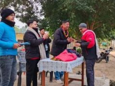 कर्मयोगी बरिष्ठ समाजसेवी गणेशमान कृष्णप्यारी सैजु स्मृति प्रतिष्ठानद्वारा अतिविपन्न तथा सुकुम्बासीका ५० जना बिधार्थीहरूलाई ट्रयाकसुट बितरन