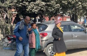 सीआईबी कार्यालयमा रामबहादुर बम्जनलाई भेट्न पुगिन् पूर्वराज्यमन्त्री लामा