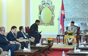 राष्ट्रपति रामचन्द्र पौडेलसमक्ष एफएओका महानिर्देशकको भेट