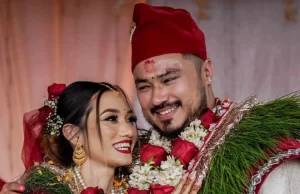 प्रेमिका सन्ध्यासँग कोशिसले कसे लगनगाँठो