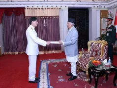 राष्ट्रपति रामचन्द्र पौडेलसमक्ष विभिन्न चार देशका नवनियुक्त राजदूतले ओहोदाको प्रमाणपत्र पेस
