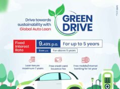 ग्लोबल आइएमई बैंकको ग्रिन ड्राइभ योजना सार्वजनिक, ९.४९ प्रतिशतको स्थिर ब्याजदर