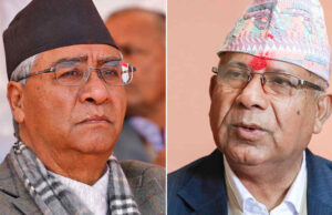 माधव नेपालको घरमा शेरबहादुर देउवा