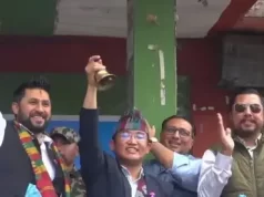 घण्टी बजाउँदै इलाम-२ मा रास्वपाले गर्यो उम्मेदवार सार्वजनिक
