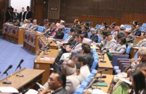 प्रतिनिधि सभाको बैठकमा राजनीतिक दलको आसन परिवर्तन
