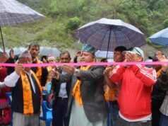 दिप्लिघाटको बेलिब्रिज उद्घाटन, २ पालिकाका ३५ हजार जनसङ्ख्यालाई राहत