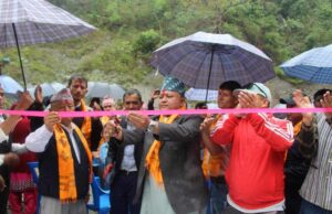 दिप्लिघाटको बेलिब्रिज उद्घाटन, २ पालिकाका ३५ हजार जनसङ्ख्यालाई राहत
