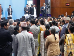 कांग्रेसले नाराबाजीका साथ गर्यो संसद् अवरुद्ध