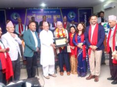 हरिहर विरही पोखरामा सम्मानित