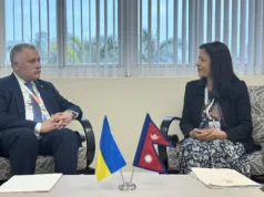 विभिन्न देशका प्रतिनिधिसँग परराष्ट्र सचिव लम्सालको भेट