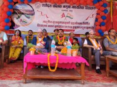 भारत सरकारको सहयोगमा निर्मित विद्यालय भवनको उद्घाटन