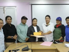 पूर्व खेलाडी गंगालाई आर्थिक सहयोग