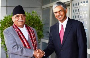 प्रधानमन्त्री दाहाल दिल्लीमा, विशेष सचिवद्वारा स्वागत