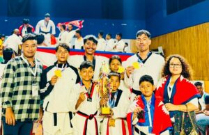 नेपाललाई पाँच स्वर्णसहित सात पदक अन्तर्राष्ट्रिय तेक्वान्दो