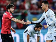 पहिलो पटक युरोमा सहभागी जर्जिया पोर्चुगललाई हराउँदै अन्तिम १६ मा प्रवेश पहिलो पटक युरोमा सहभागी जर्जिया पोर्चुगललाई हराउँदै अन्तिम १६ मा प्रवेश