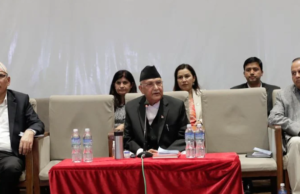 नयाँ बानेश्वरमा एमाले संसदीय दलको बैठक सुरु