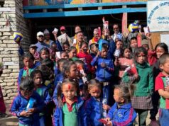 जुम्लाको हिमाली रम्बा आधारभूत आवासीय विद्यालयलाई नेविसंघको सहयोग